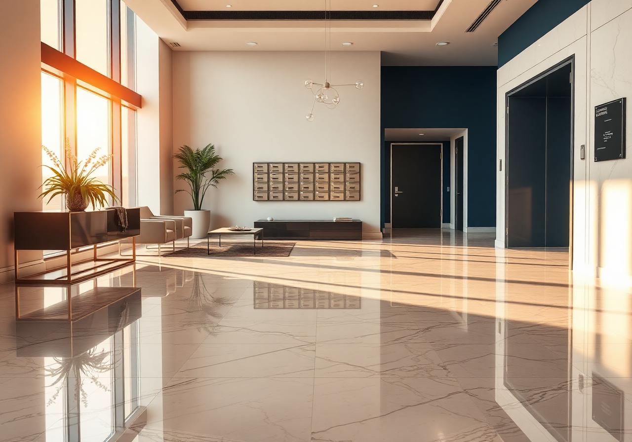 Pristine apartment cleaned by Squeaky Clean